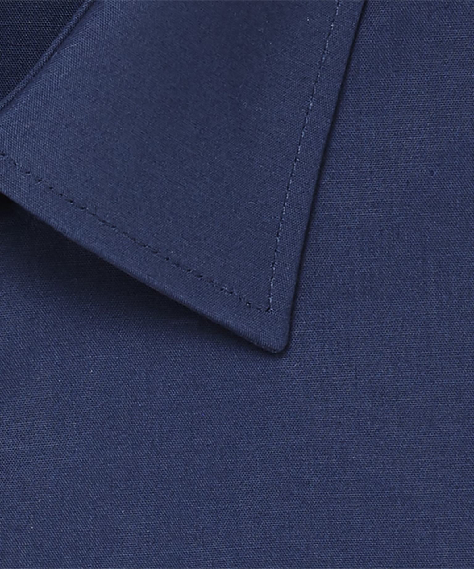 Profuomo Overhemd Super Slim Fit Stretch Navy    Profuomo