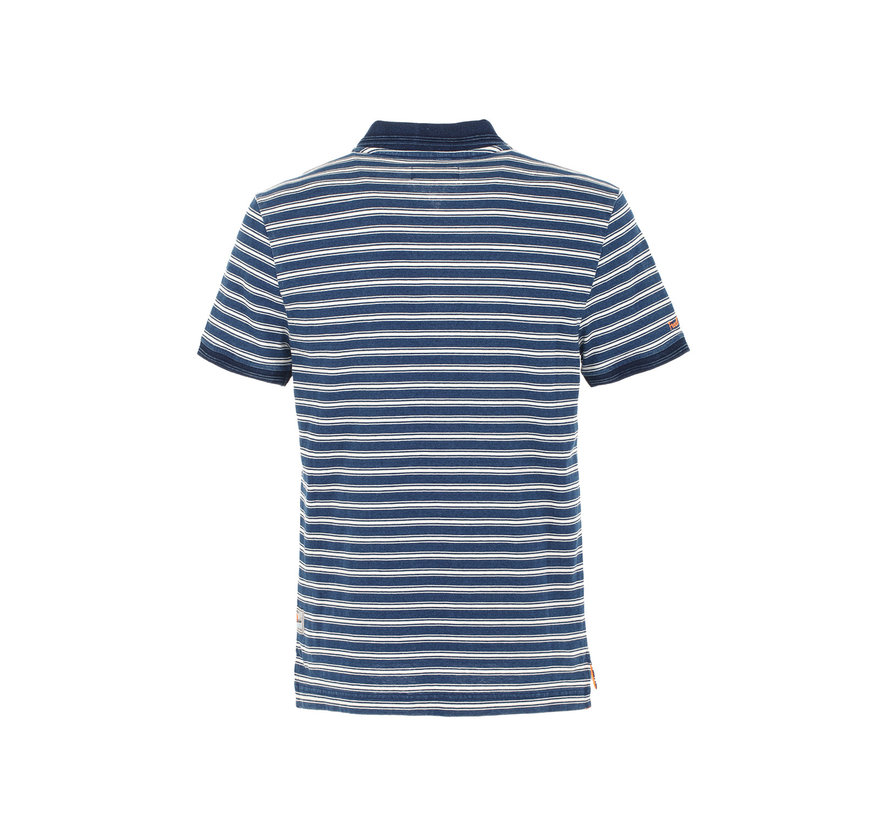 Polo Streep Blauw (FM20S14QF - Indigo)