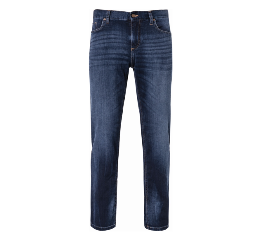 Jeans Pipe Regular Fit T400 Donker Blauw (4817 - 1859 - 898)N