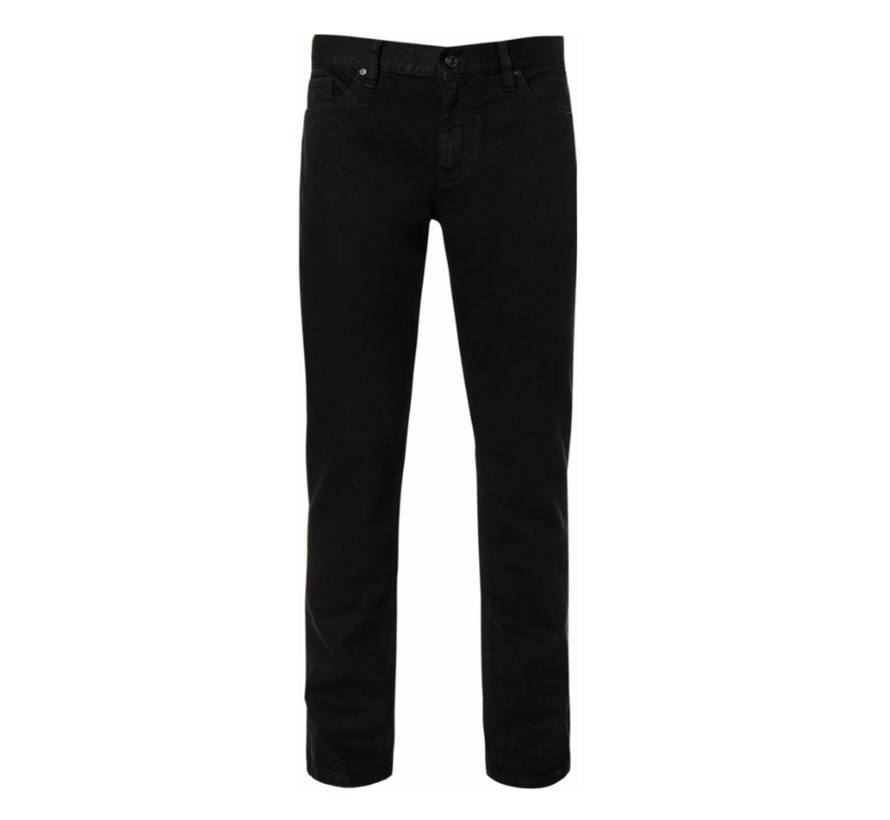 Jeans Pipe Regular Fit T400 Zwart (6017 - 1471 - 999)N