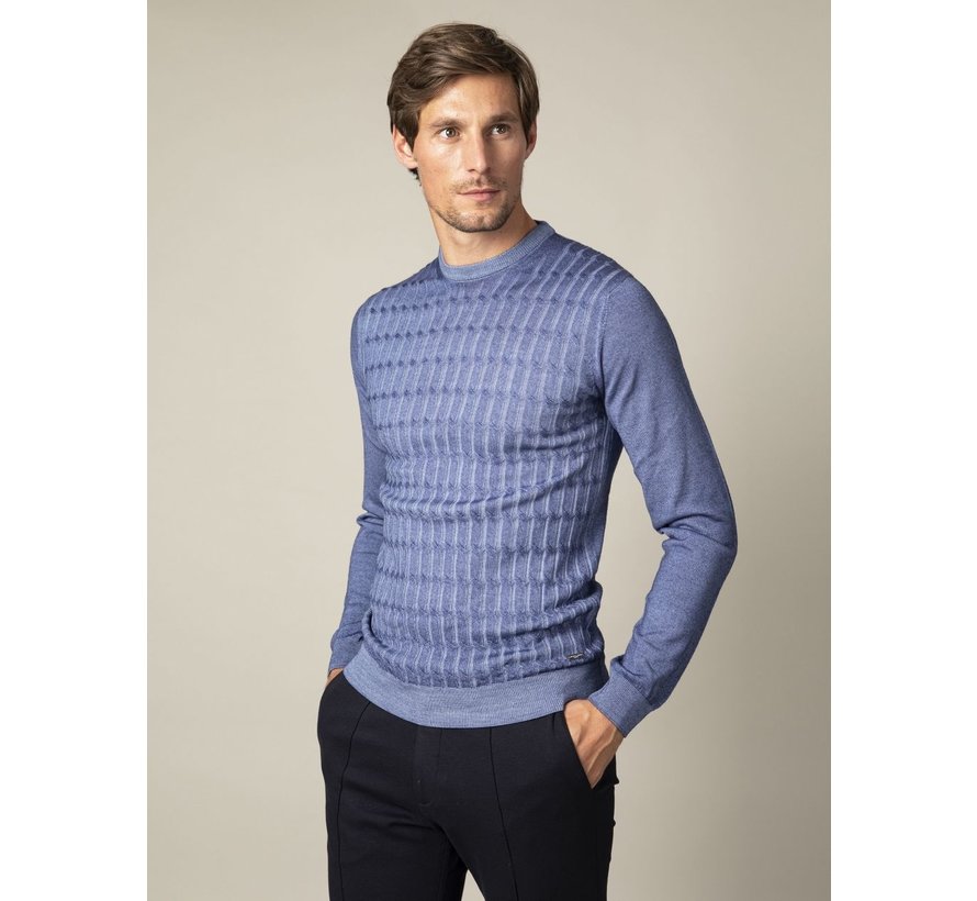 Pullover Testo Blauw (118205009 - 650000)