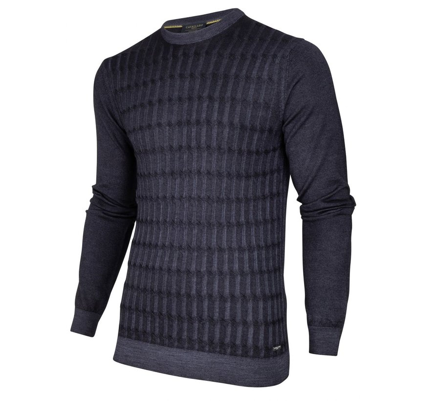 Pullover Testo Navy Blauw (118205009 - 699000)