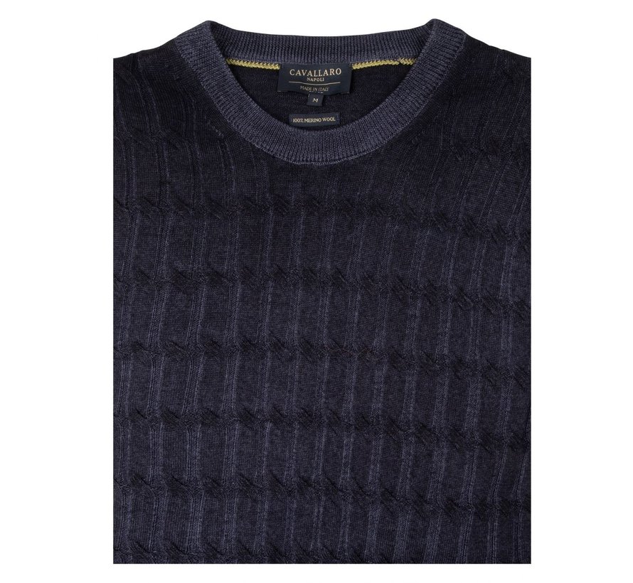 Pullover Testo Navy Blauw (118205009 - 699000)