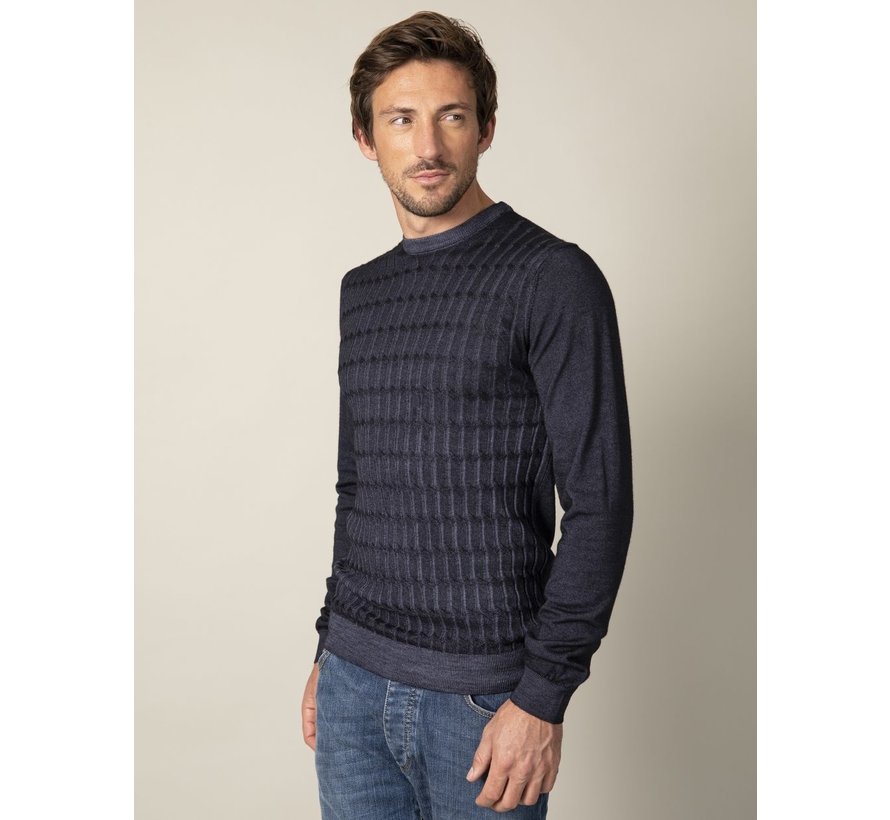 Pullover Testo Navy Blauw (118205009 - 699000)