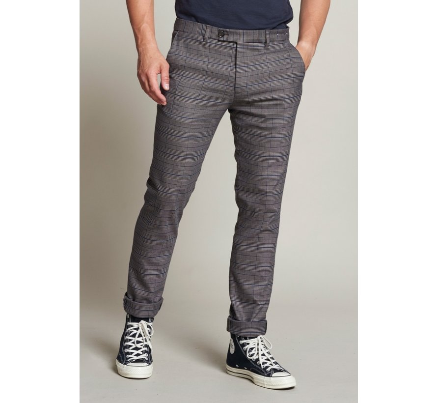 Chino Piede de Poule Bruin (501424 - 205)