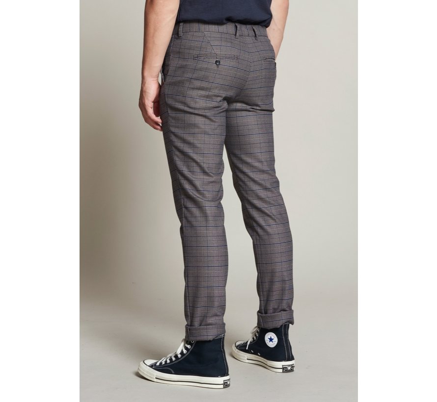 Chino Piede de Poule Bruin (501424 - 205)