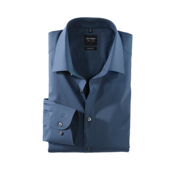 Olymp Overhemd Level Five Body Fit Donker Blauw (6090 64 13)