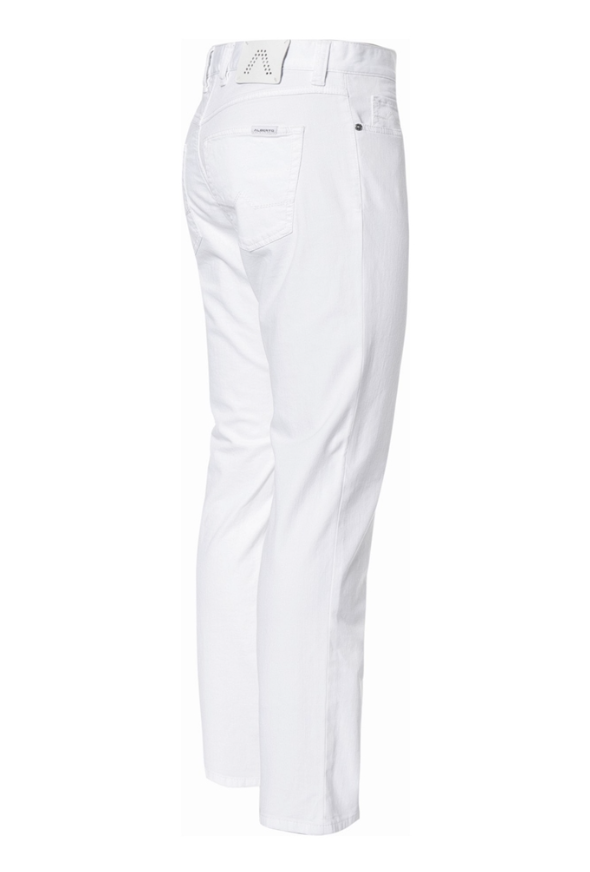 Alberto Jeans Pipe Regular Fit T Wit   - Alberto
