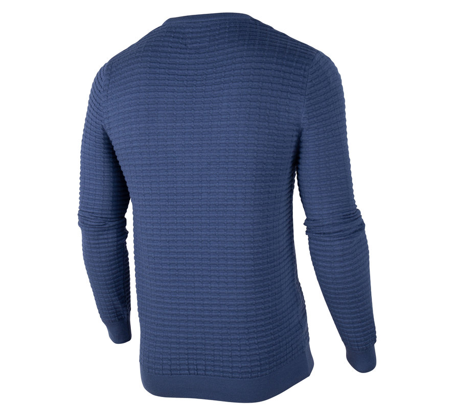 Pullover Paolo Structuur Blauw (118206000 - 650000)