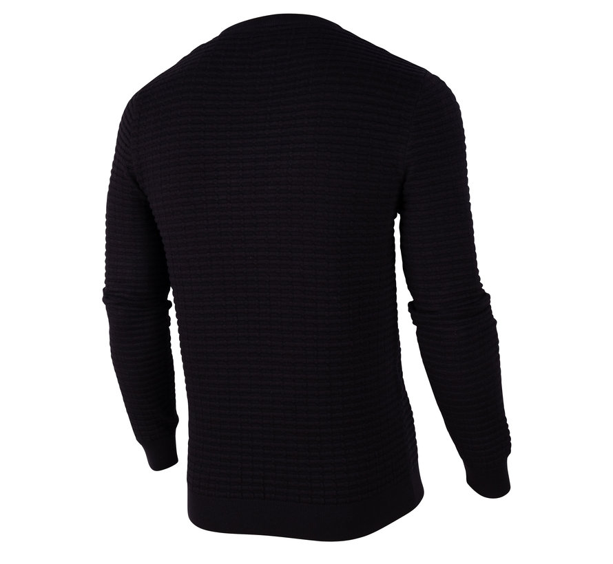 Pullover Paolo Structuur Zwart (118206000 - 999000)