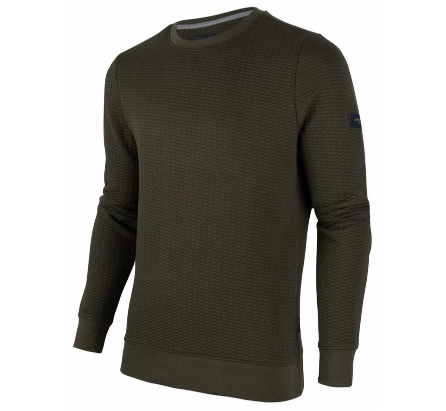 Sweater Nero Structuur Army Groen (120206001 - 599000)