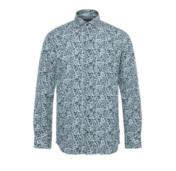 Overhemd MAmarc N Print Storm Blue (30205142 - 174421)