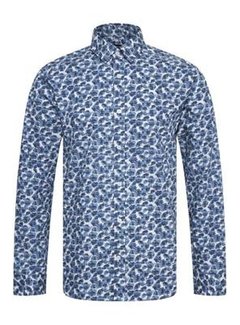 Overhemd Trostol BU Print Blauw (30205263 - 194026)