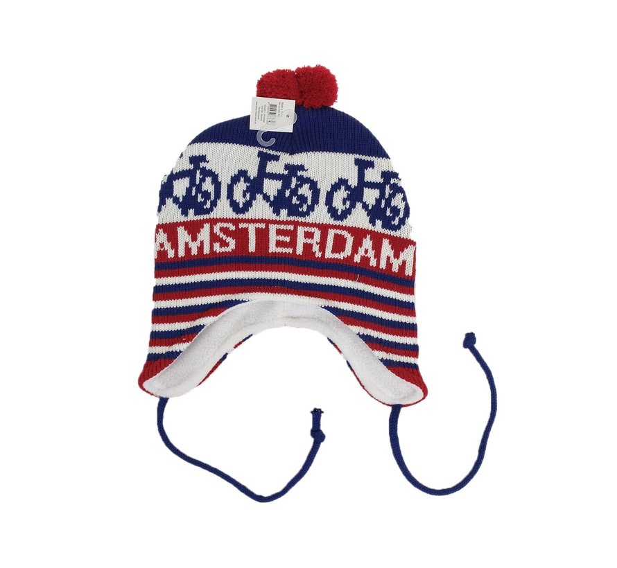 Nieuwnieuw.com x Amsterdam Muts Rood/Wit/Blauw