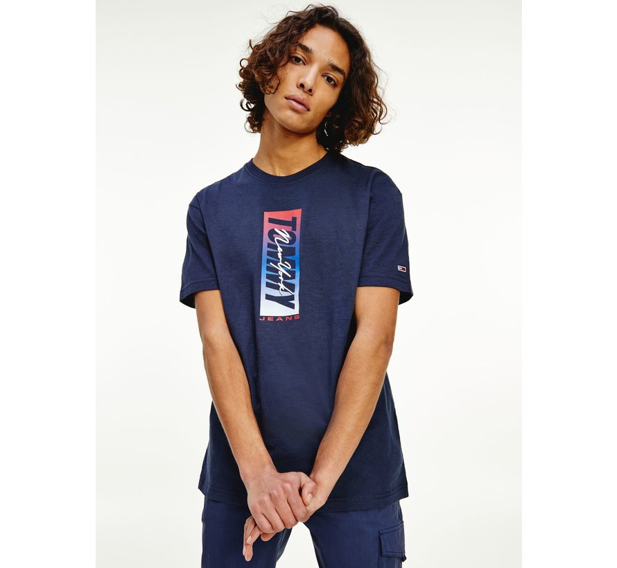 Tommy Hilfiger T-shirt Ronde Hals Navy Blauw (DM0DM10238 - C87) -  Nieuwnieuw.com Herenmode