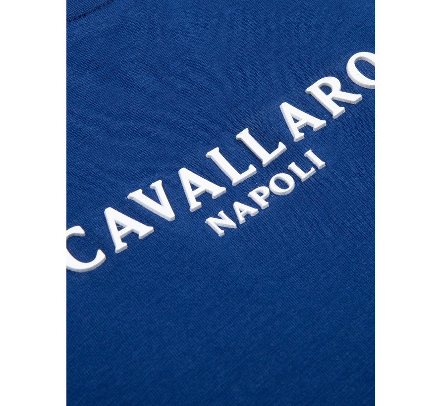T-shirt Albaretto Logo Regular Fit Marine Blauw (117211000-660000)