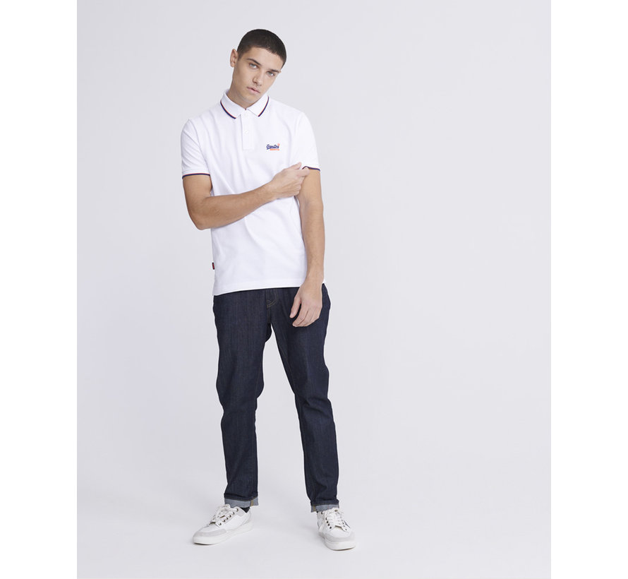 Superdry polo wit shop