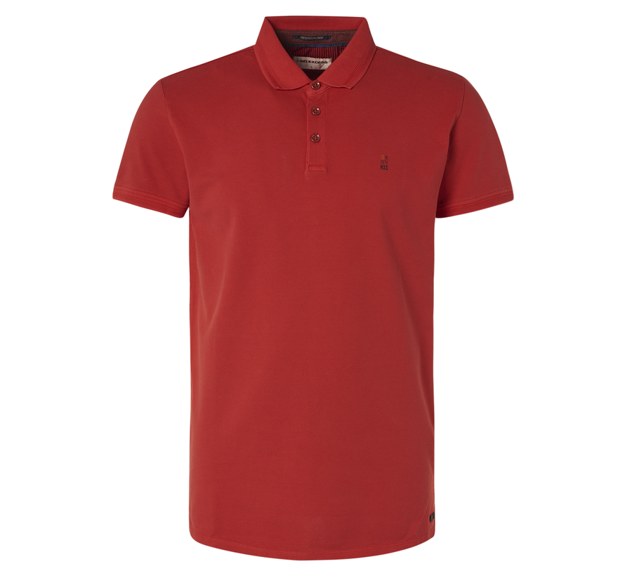 Polo Korte Mouw Rood (95370104N - 162)