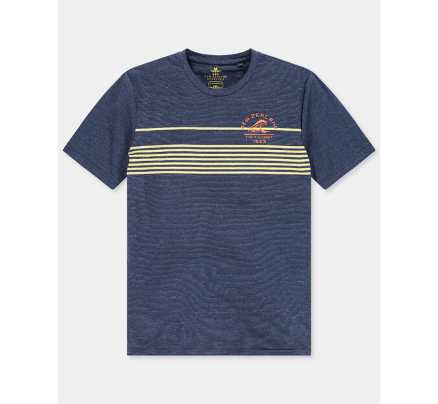 T-shirt Korte Mouw Fernside Native Navy (21CN704 - 281)