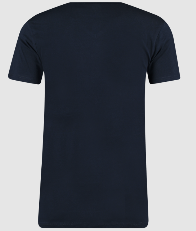 Garage Basic T-shirts -pack V-hals Bio Cotton Bodyfit Navy XL Garage