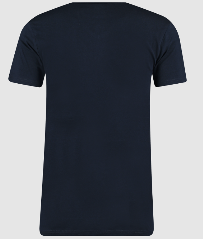 Garage Basic T-shirts -pack V-hals Bio Cotton Bodyfit Navy   L Garage