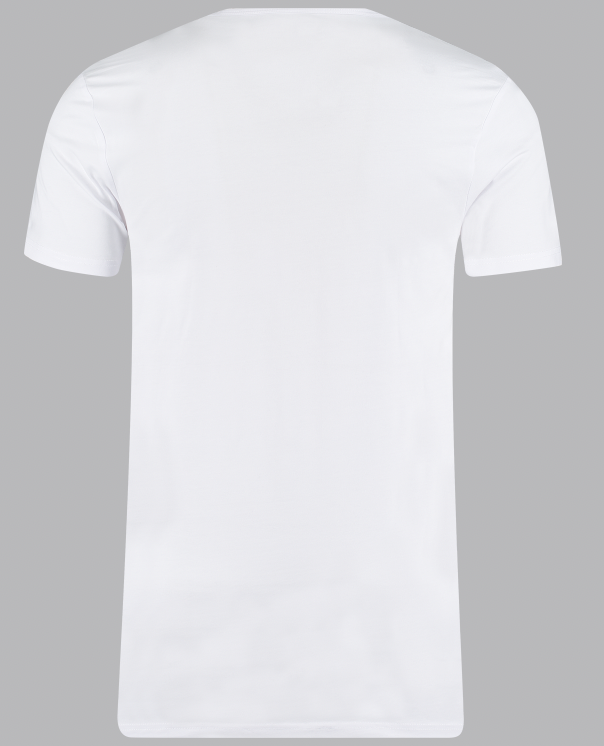 Garage Basic T-shirts -pack V-hals Bio Cotton Bodyfit Wit XL Garage