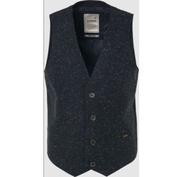 No Excess Gilet Print Navy Blauw (92640804 - 078)