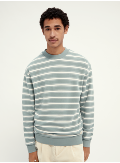 Scotch & Soda Sweater Gestreept Lichtgroen (162341 - 0218)