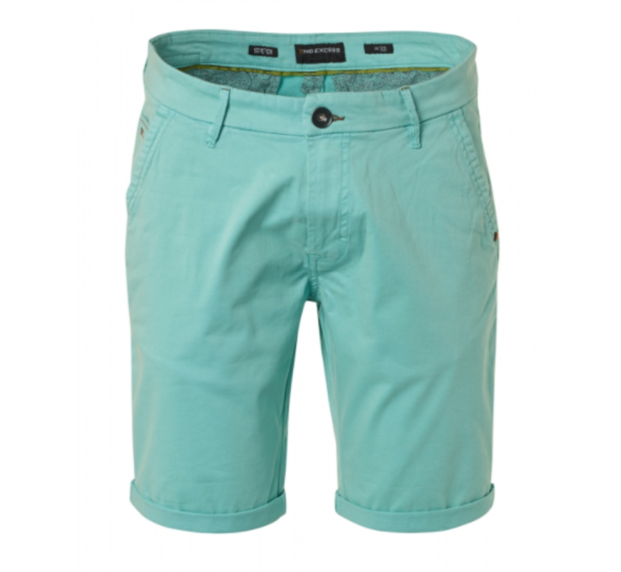 Korte Chino Stretch Pacific Blauw (118190306SN - 153)