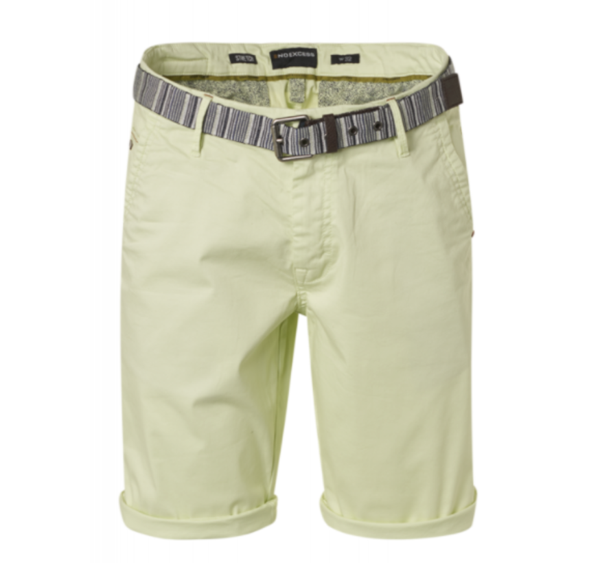 Korte Chino Met Riem Lime Groen (118190356 - 056)