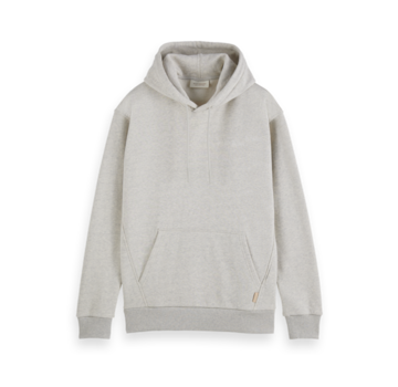 Scotch & Soda Hooded Sweater Relaxed Fit Felpa Grey Melange (163941 - 0606)