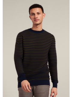 Dstrezzed Pullover Streep Army Groen (405420 - 524)