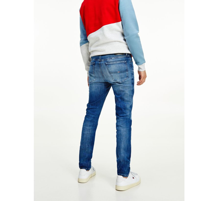 Jeans Simon Skinny Jeans Mid Blauw Stretch (DM0DM09563 - 1A5)