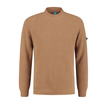 District Indigo Trui Mockneck Bruin (7.12.505.510 - 046)