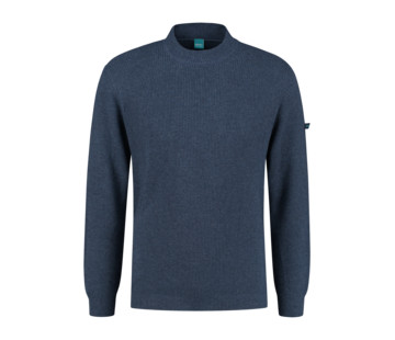 District Indigo Trui Mockneck Blauw (7.12.505.510 - 013)