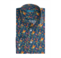 Overhemd Print Blauw Extra Longsleeve (7.12.026.798 - 916)