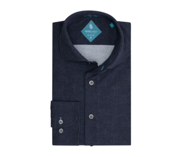 District Indigo Performance Overhemd Herringbone Navy (7.12.025.702 - 310)