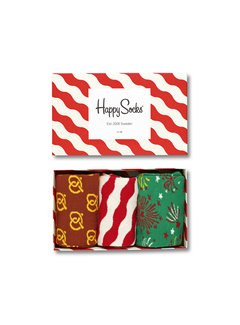 Happy Socks X-mas Gift Box 3Pack (XMAS08-4001)