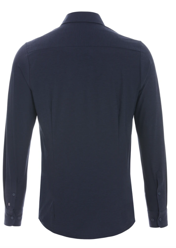 Pure Shirts Overhemd Functional Navy    Pure Shirts