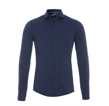 Pure Shirts Overhemden Functional Dark Blue (4035-21750-120)