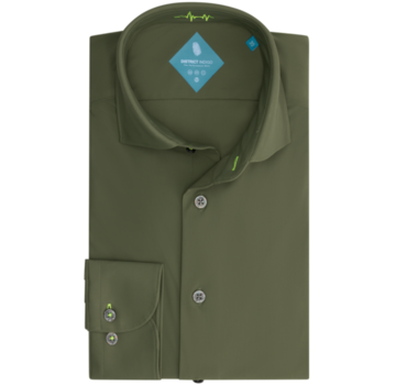 District Indigo Overhemd Performance Groen (7.11.025.760 - 074)