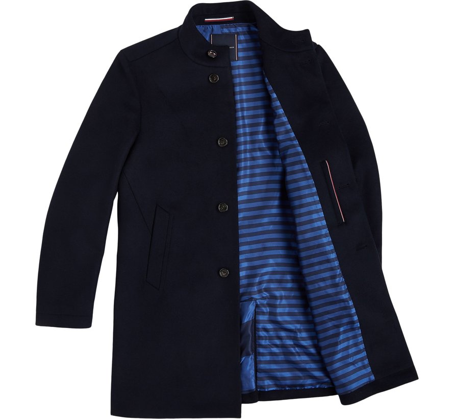 Winter Coat Wool Mix Navy (MW0MW19681 - DW5)
