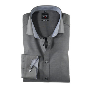 Olymp Overhemd Level 5 Body Fit Grijs (0531 64 67)N