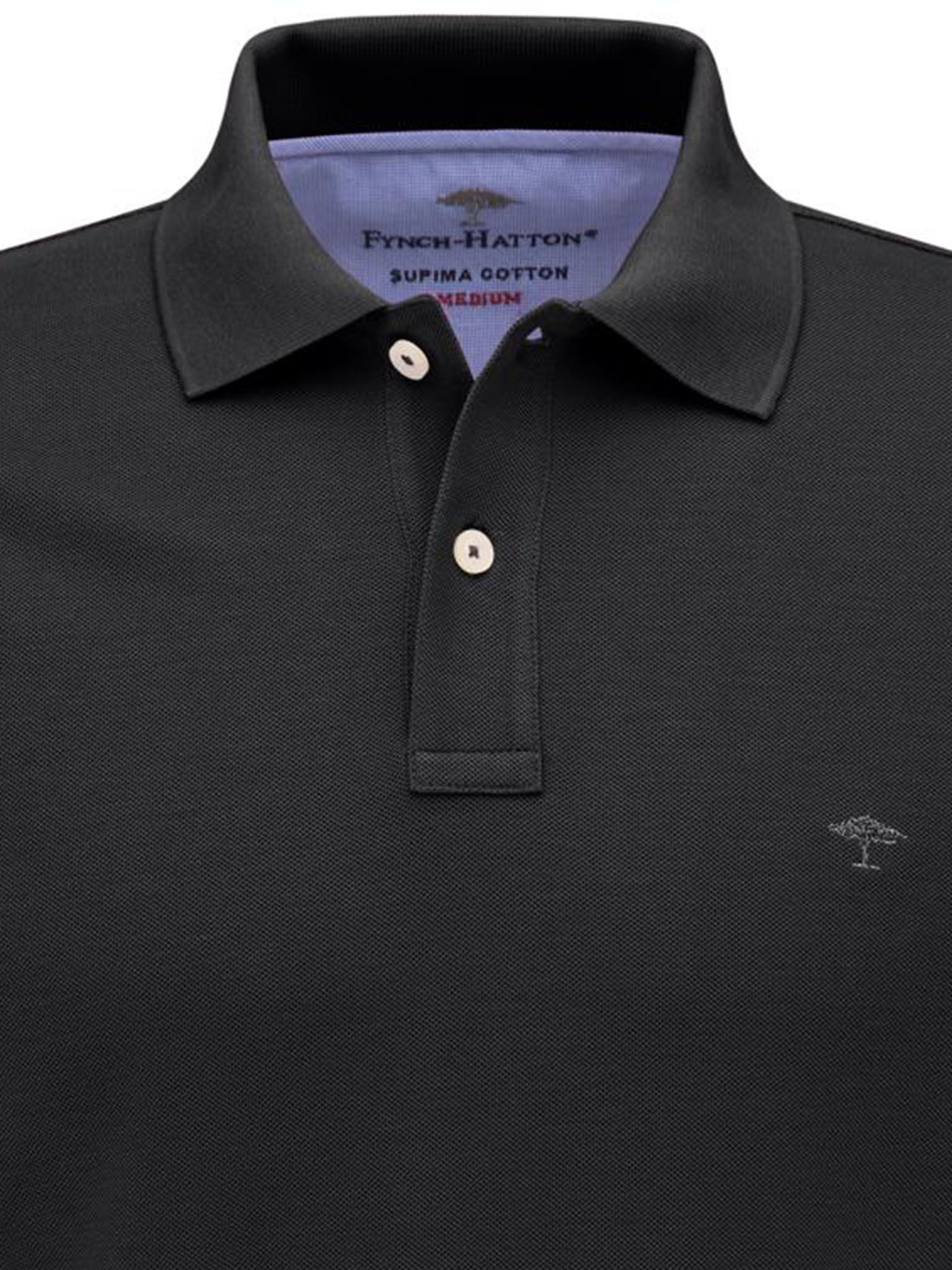 Fynch Hatton Polo Black   M Fynch Hatton