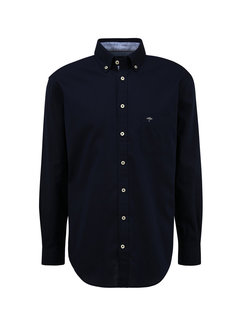 Fynch Hatton Overhemd Navy Blauw (1221  5000 - 5004)