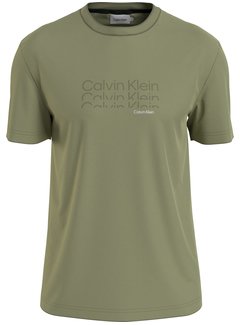 Calvin Klein T-shirt  Triple Logo Sage (K10K108835 - LJ9)