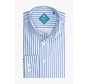 Overhemd Performance Streep Blauw (7.11.025.760 - 118)