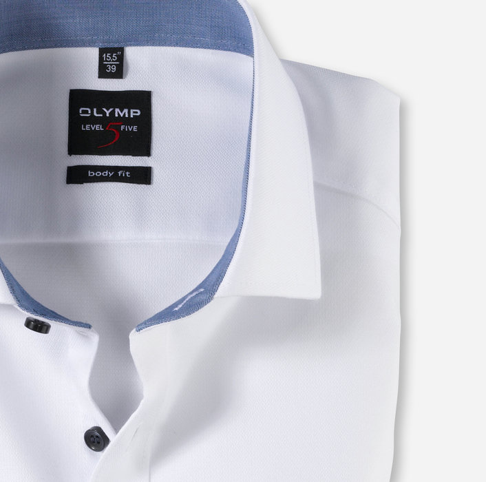 Olymp Overhemd Level  Body Fit Wit    Olymp