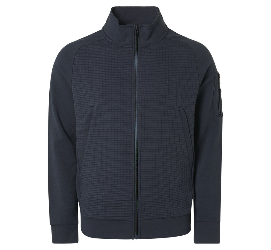 Vest Square Jacket Recycled Airforce (15100124 - 034)