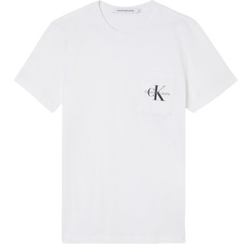 Calvin Klein T-shirt Monogram Pocket Slim Fit White (J30J320936 - YAF)